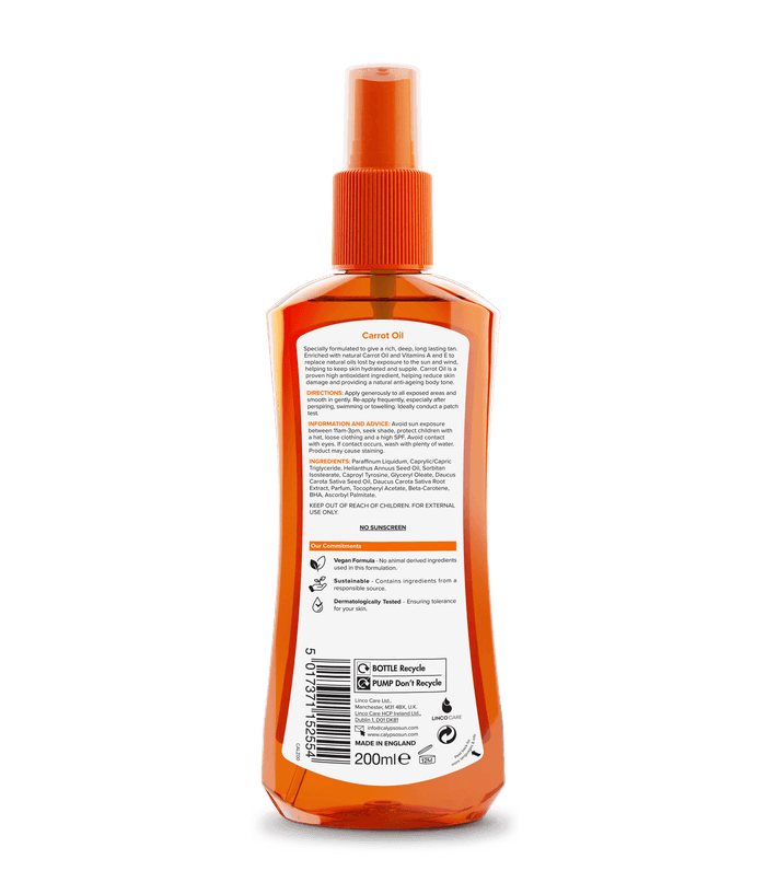 Calypso Carrot Oil With Tan Extender