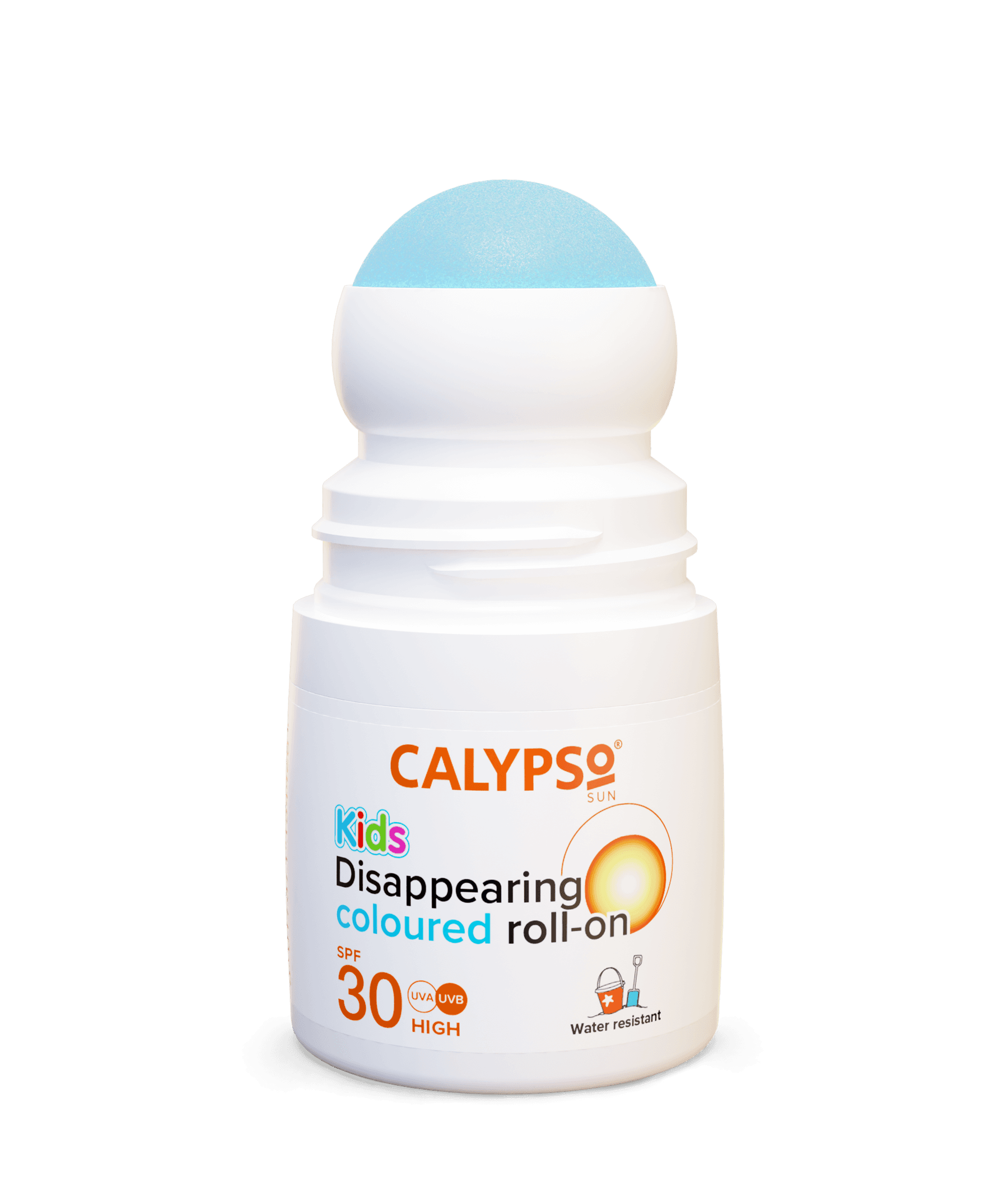 Calypso Kids Colored Sun Lotion Roll-on SPF30 open