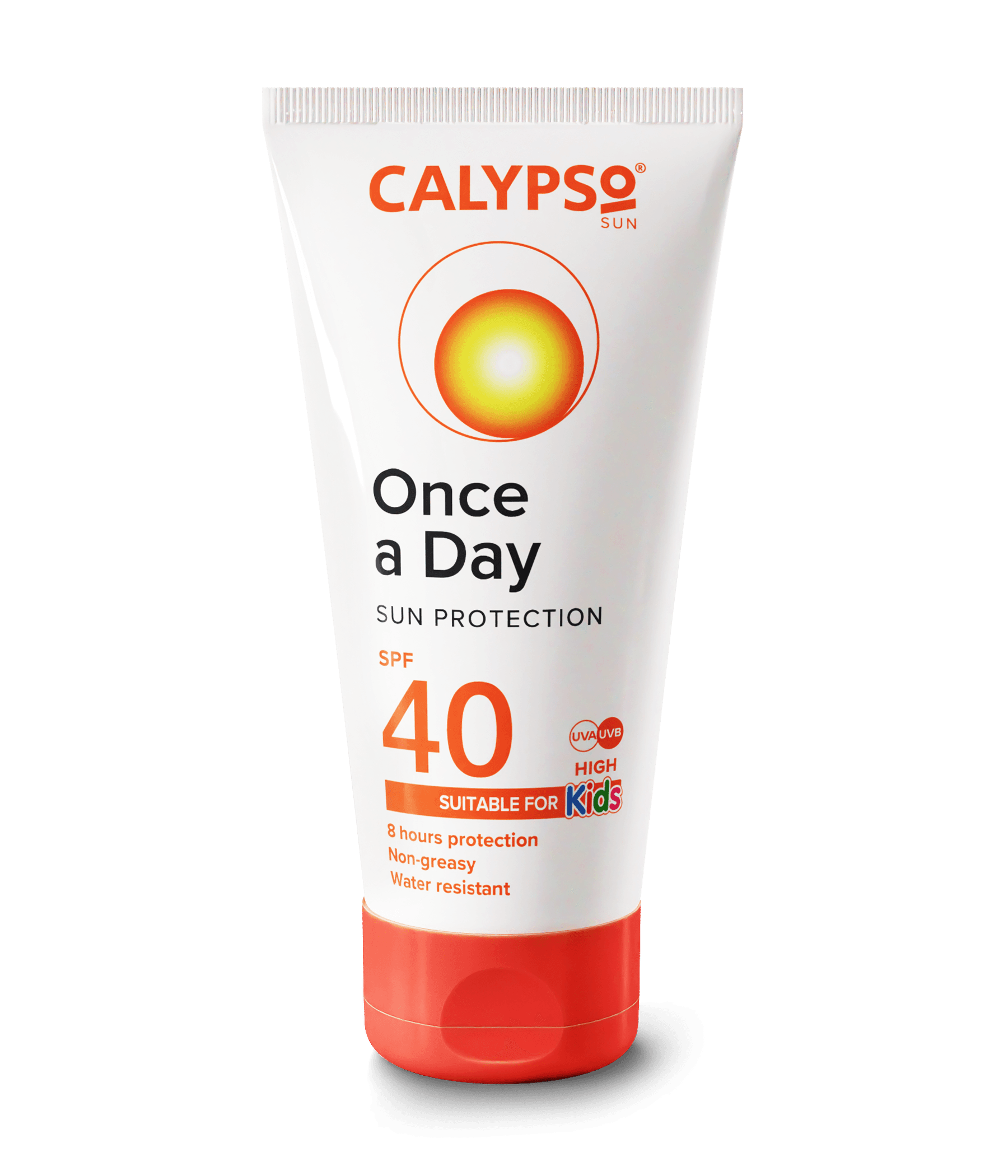 Calypso Once a Day SPF40 Lotion tube front