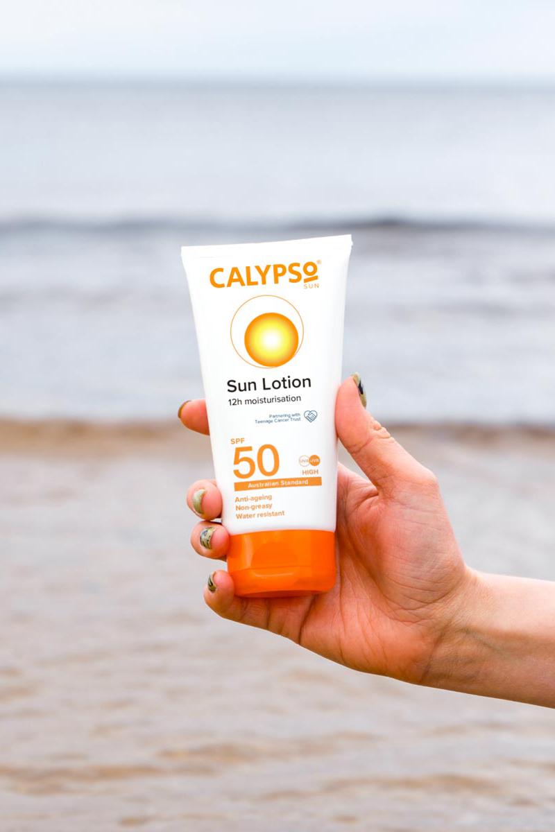 Calypso sun lotion lifestyle
