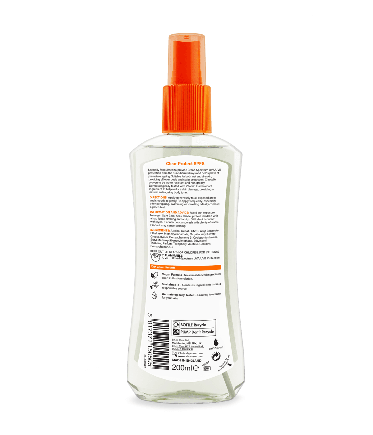 Calypso Dry Oil Spray For Wet & Dry Skin Calypso Dry Oil Spray For Wet & Dry Skin