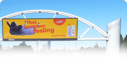 Calypso Billboard campaign find the feeling